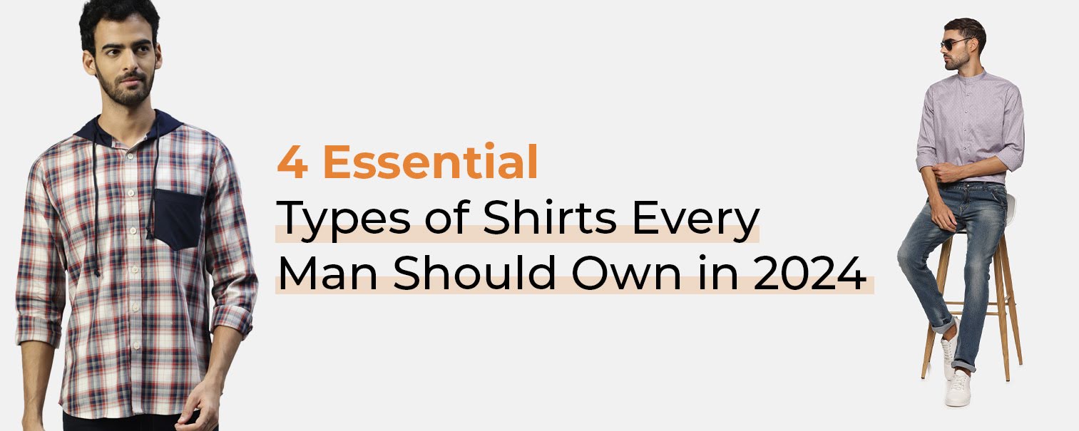 4 Essential Types of Shirts Every Man Should Own in 2024 – Donvino