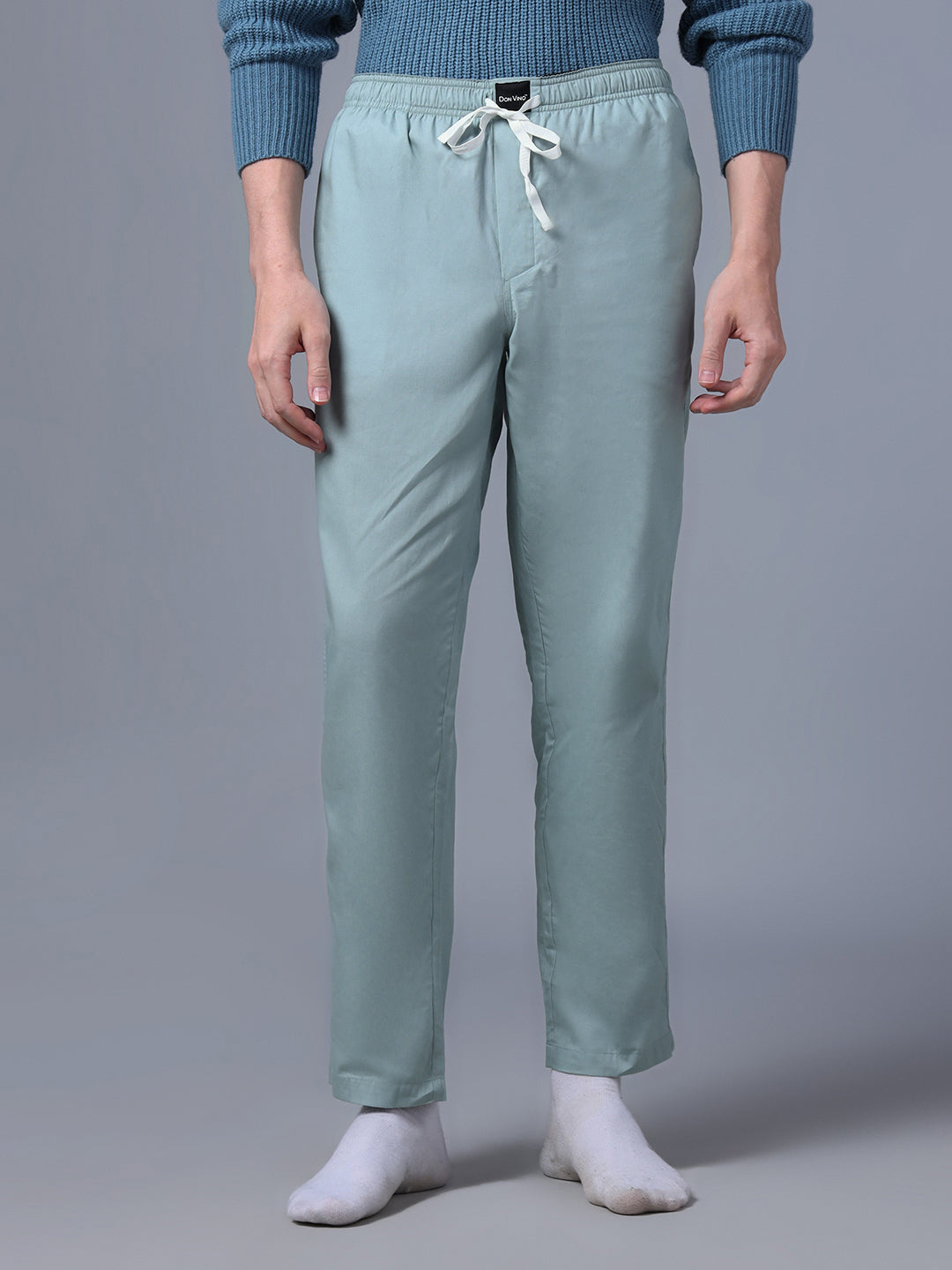 Don Vino Men's Blue Solid Lounge Pants – Donvino