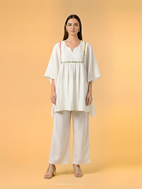 Solid Off White Co-ord Set