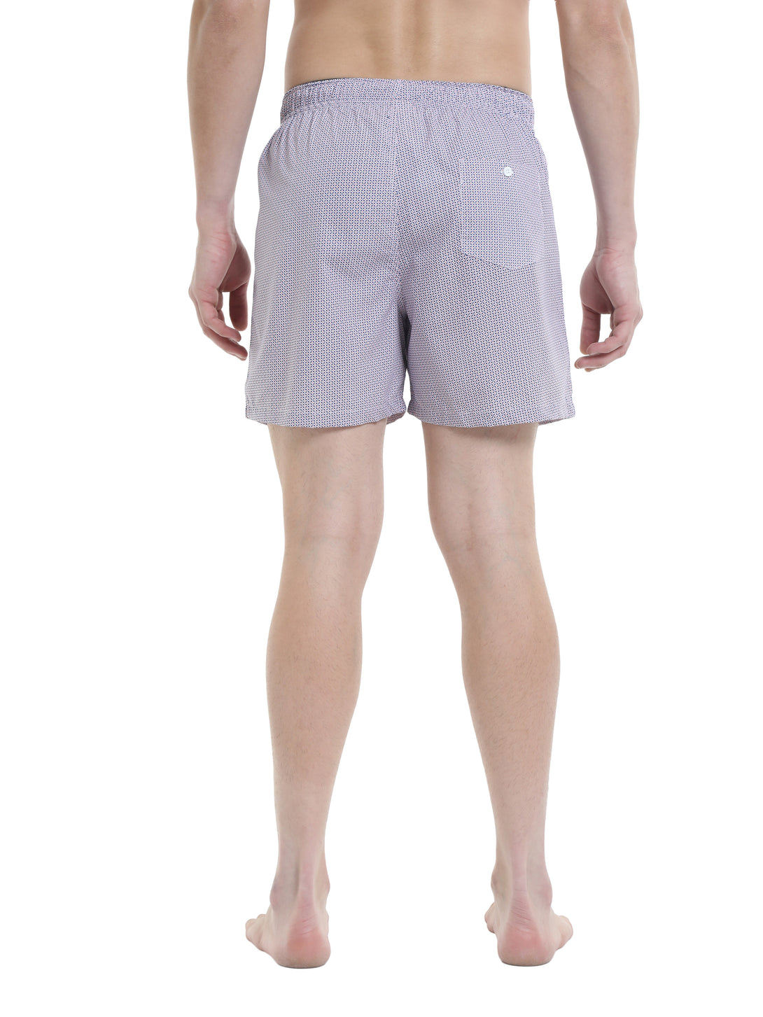 Don Vino Men White Printed Casual Shorts