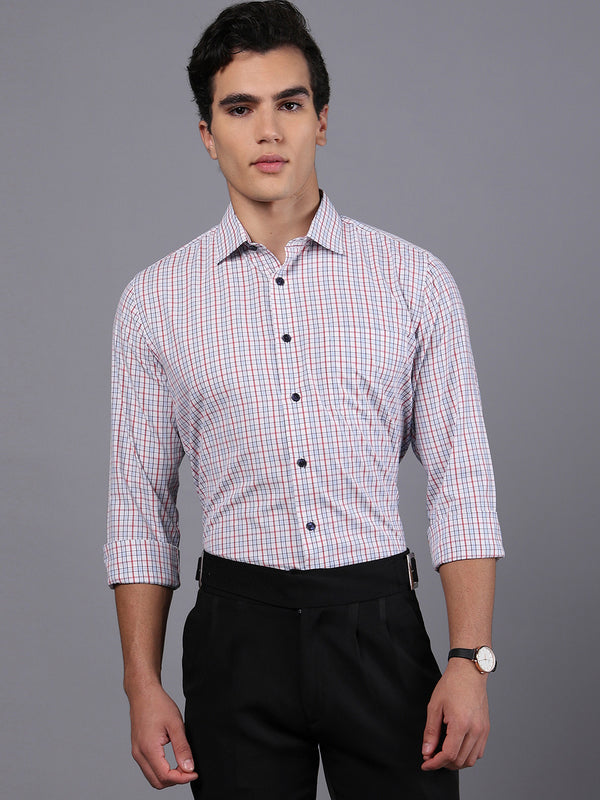 Don Vino Men's Multicolored Printed Formal Shirt