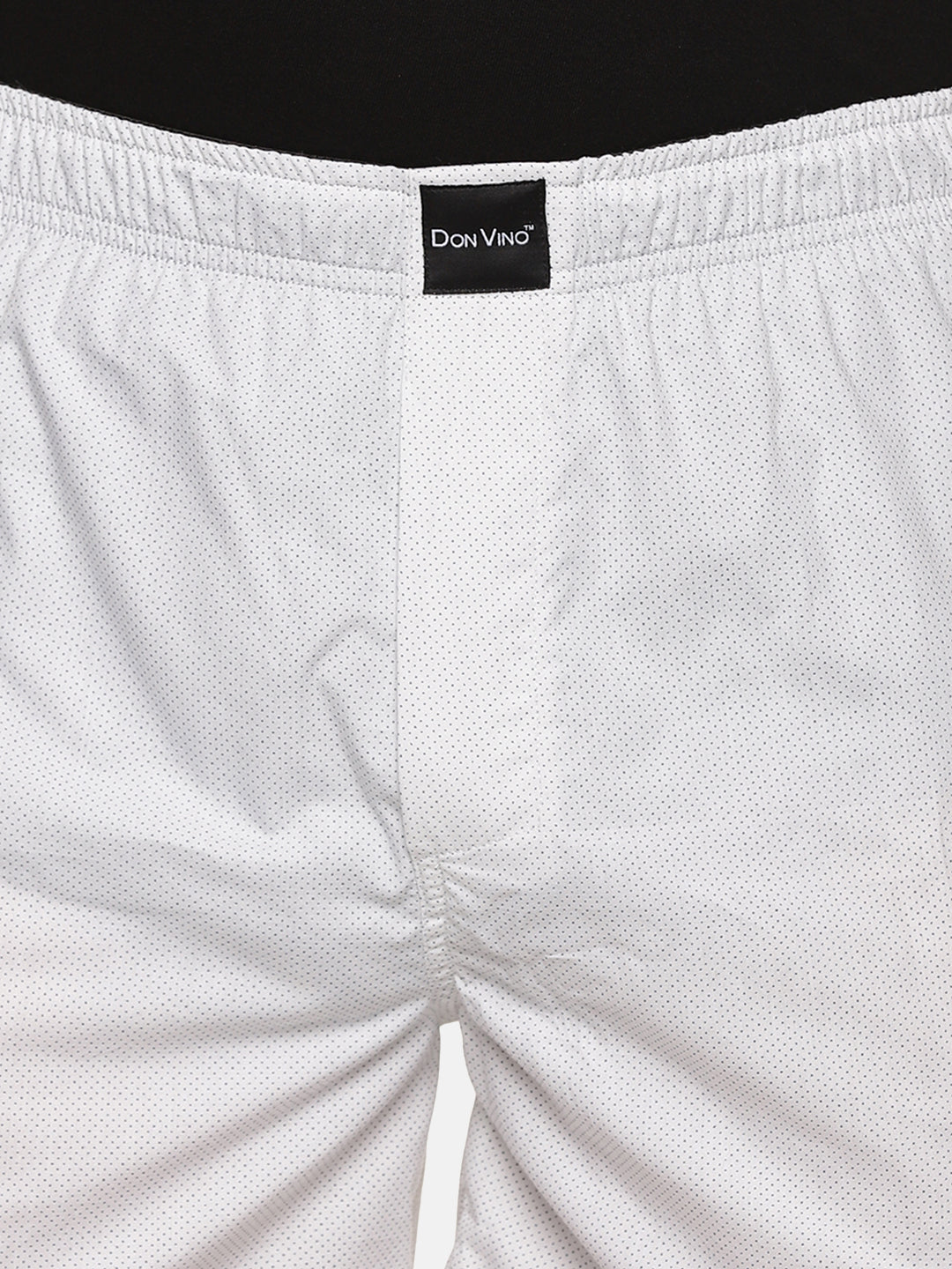 Don Vino Men White Solid Boxer Shorts