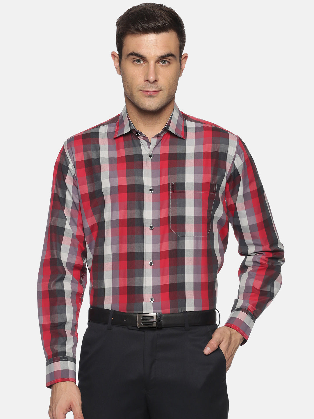 Don Vino Men Regular Formal Pure Cotton Long Sleeve Shirt