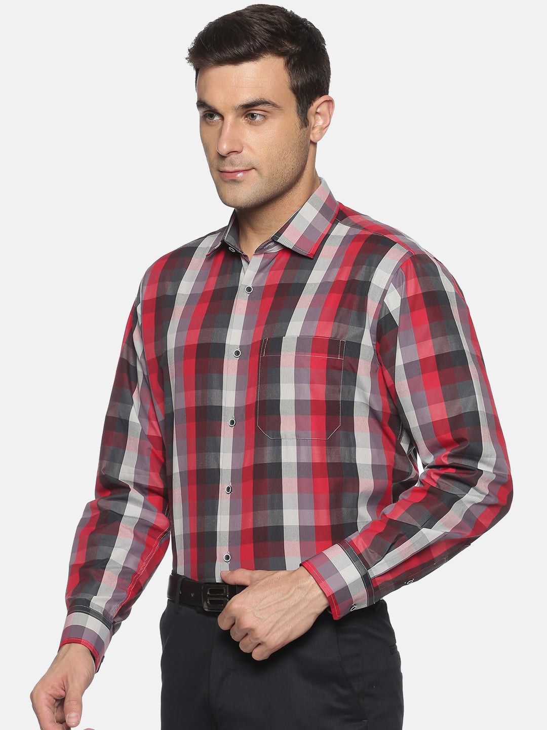 Don Vino Men Regular Formal Pure Cotton Long Sleeve Shirt