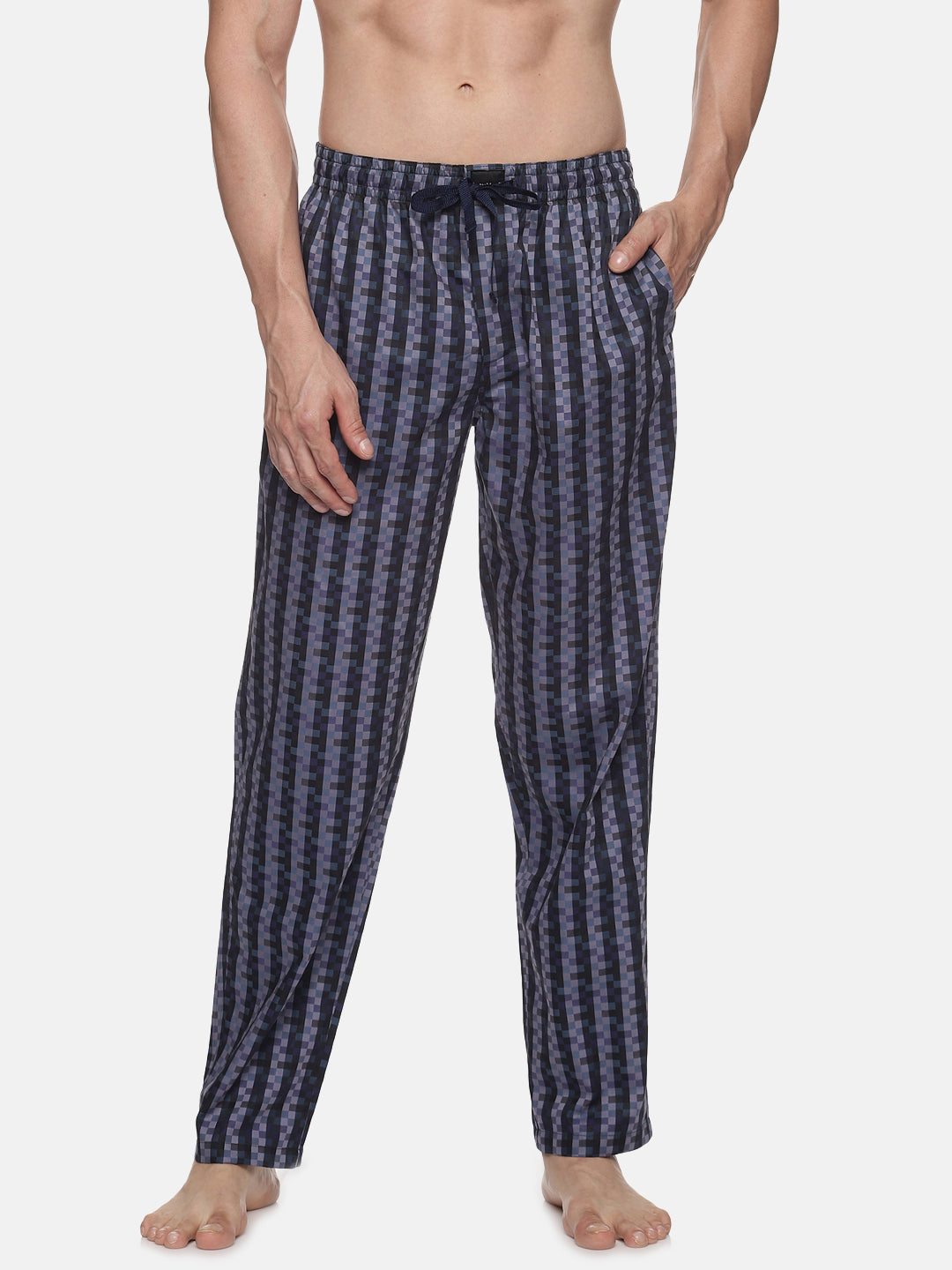 Don Vino Men Blue Striped Pyjama