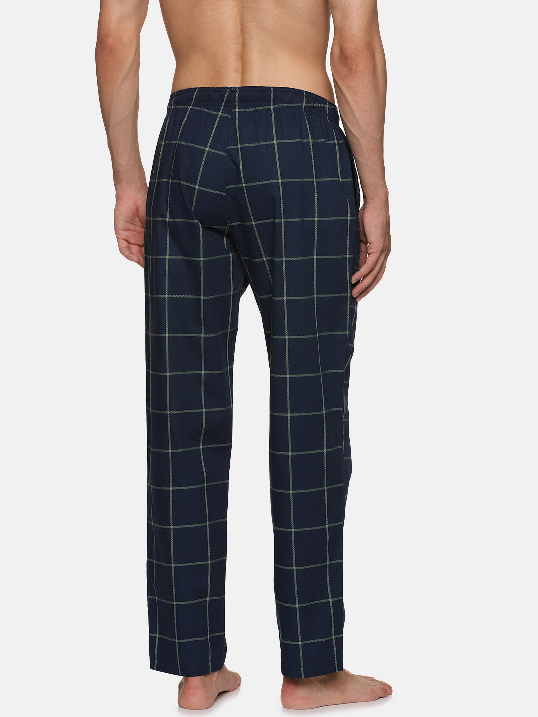 Don Vino Men Blue Checkered Pyjama